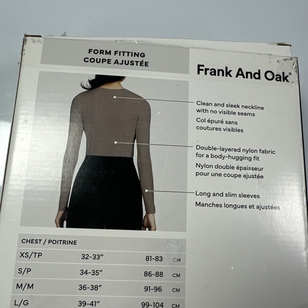 Frank And Oak Women's Smoothing Contour Long Sleeve Tee 2-Pack LG - Picture 3 of 4